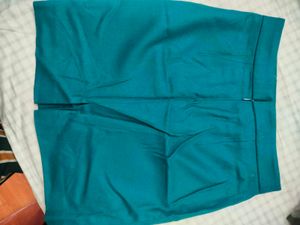 Teal Pencil Skirt