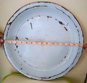 Vintage Decorative teal Plate free delivery