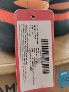 Campus Running Shoes - Black &amp; Orange