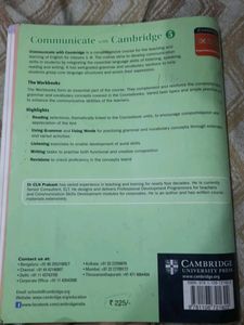 Class 5-Cambridge -Communication With CAMBRIDGE English Workbook