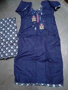 Embroidery Kurti Set Kids