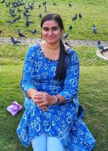 Pure Cotton Indigo Printed Kurthi