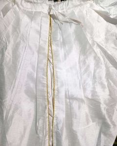 Vastramay Elegant White Dhoti Pant