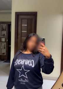Cowboys Graphic Print Sweatshirt