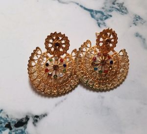 Traditional Golden Earrings