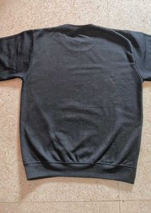 Graphic Print Black Sweatshirt