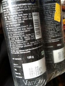 Denever Black.Code Talc Pack Of 2. Original Ultra Fine Quality