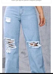 Vivda Denim Jeans &amp; Sotbella Tee Set