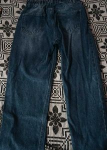 Dark Blue Denim Jeans