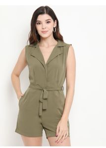 Olive Green Playsuit