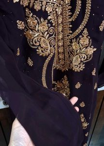 Jamun Embroidered Salwar Suit