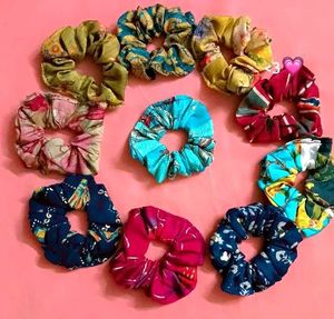Colorful Scrunchie Set of 12