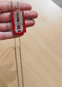Unique Razor Blade Pendant Necklace