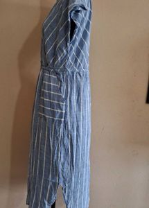 Striped Midi Dress