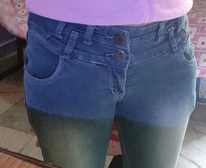 Combo: Two-Tone Wash Jeans