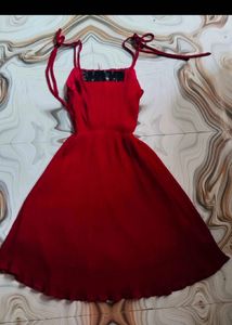 3 Black&amp; red Cutout Mini hot Dress💕