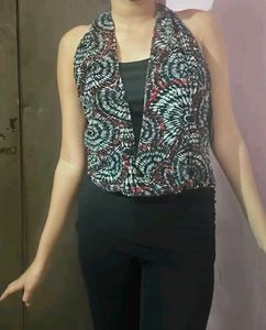 Halter Neck Back Style Top For Women..