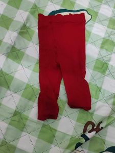 Red Baby Leggings