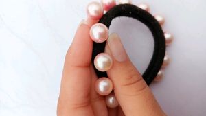 Beaded Rubber Band