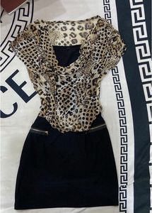 Animal Print Mini Dress