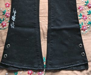 Black Bootcut Jeans for Kids 🤍