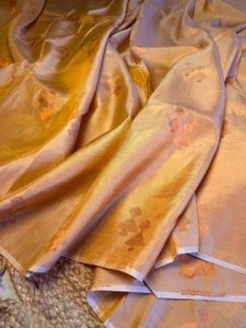 100% Pure Muga/Assam Silk Saree