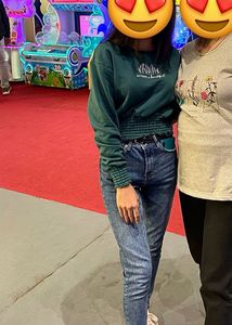 Green Winter wear Top