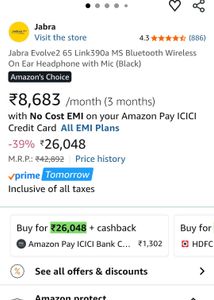 Jabra Evolve2 65 Headphones