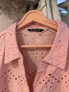 Brand New Pink Eyelet Top, Bust- 36/38