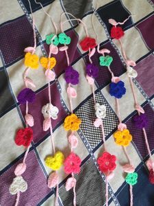 Colorful Crochet Garland