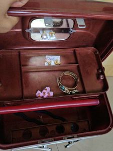 Naina Burgundy Luggage Case