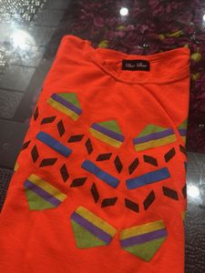 Orange Graphic Tee