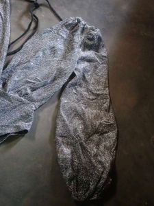 Sparkling Silver Bodysuit XL