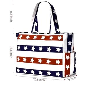 Patriotic Star Tote Bag
