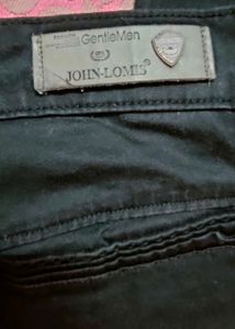 Cotton Black Pant For Men