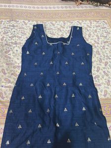 Elegant Navy Blue Kurta