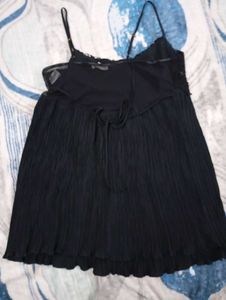 Black Lace long Cami Top