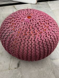 Pink Modern Pouf/Puffy For Living Room