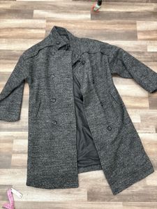 Unisex Grey Trench Coat