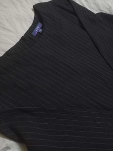 Striped Long Sleeve Dress