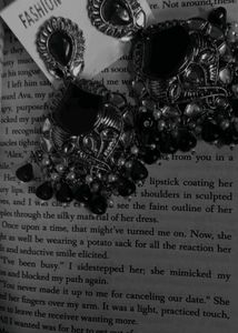 elegant purple earrings In Sale