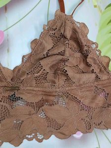 (1200)Brown Lace Bralette