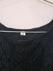 Black Net Top used only twice.