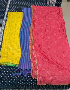 Set Of 3 Dupatta.