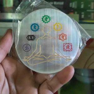 7 Chakra Selenite Charging Plate 🧘‍♀️