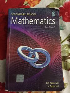 Class 9 CBSE RS Aggarwal Maths Book