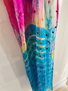 Colorful Beads Detail Dupatta