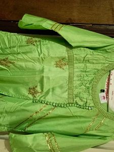 NEW Ethnic Grand Green long gown