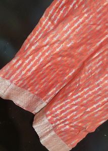 Coral Color Suit Salwar With Dupatta Bust 40