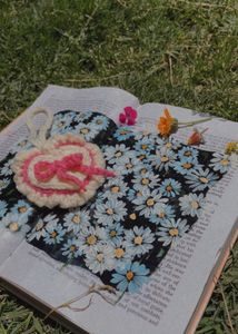 Crochet Keychain Bag Charam